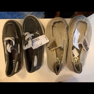 Two pairs kids size 12 Carter’s shoes
